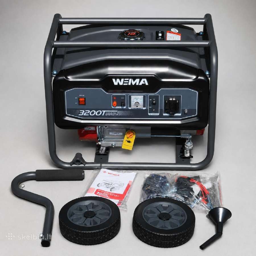Benzininis generatorius Weima Wm3200t 399eur! - nuotraukos Nr. 2