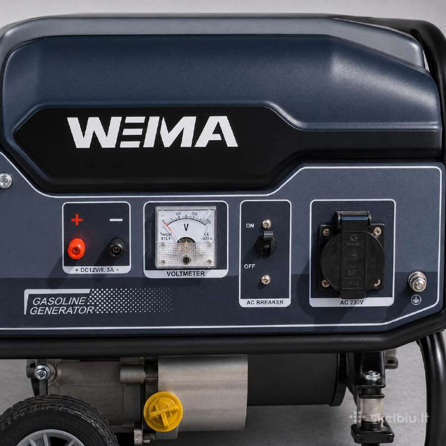 Benzininis generatorius Weima Wm3200t 399eur! - nuotraukos Nr. 5