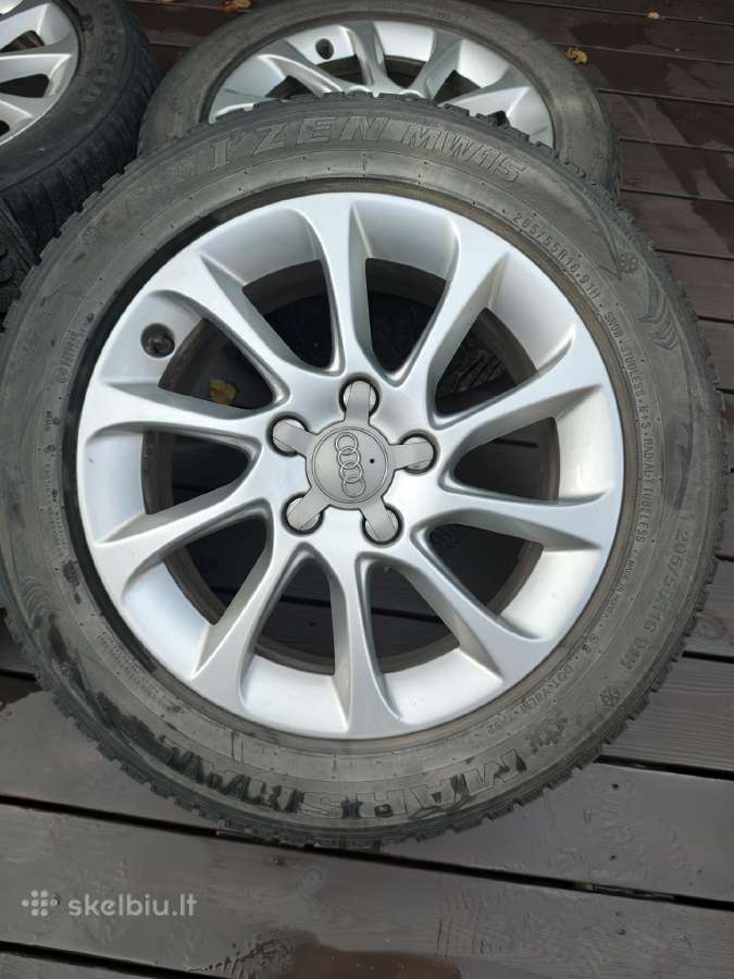 Audi R16 Et46 6.5j 5x112 57.1 su M+s padangomis - nuotraukos Nr. 2