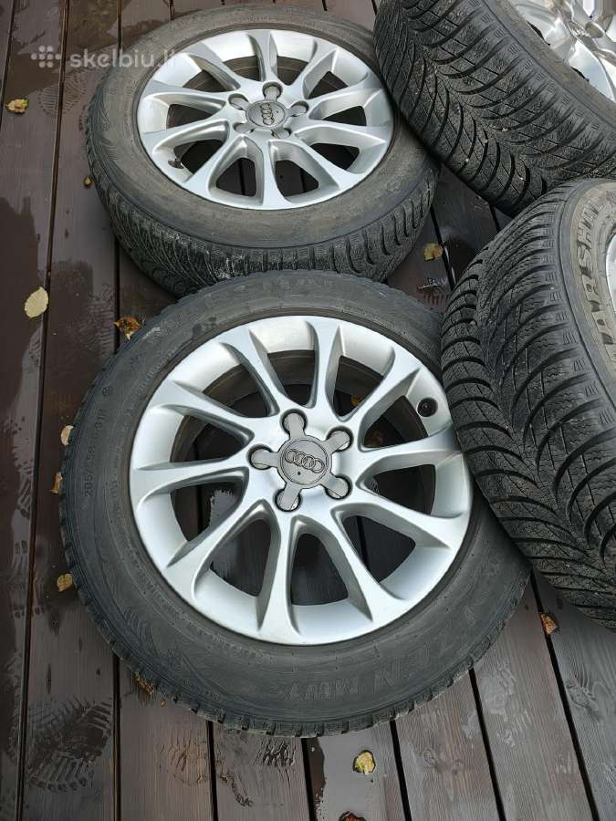 Audi R16 Et46 6.5j 5x112 57.1 su M+s padangomis - nuotraukos Nr. 6