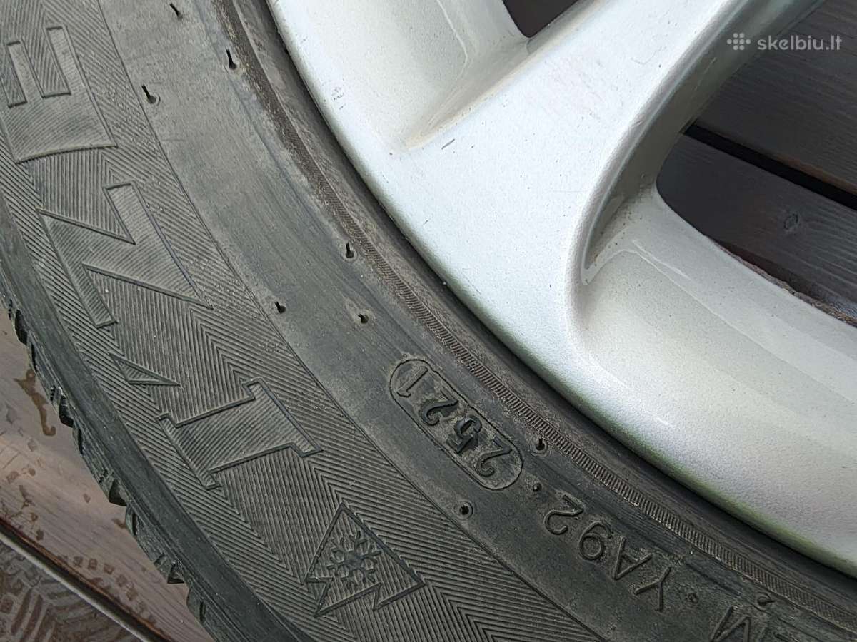 Audi R16 Et46 6.5j 5x112 57.1 su M+s padangomis - nuotraukos Nr. 8