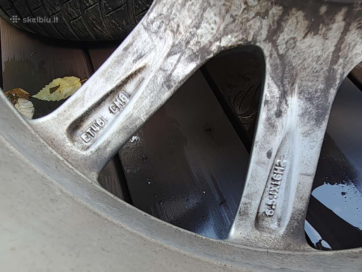 Audi R16 Et46 6.5j 5x112 57.1 su M+s padangomis - nuotraukos Nr. 10