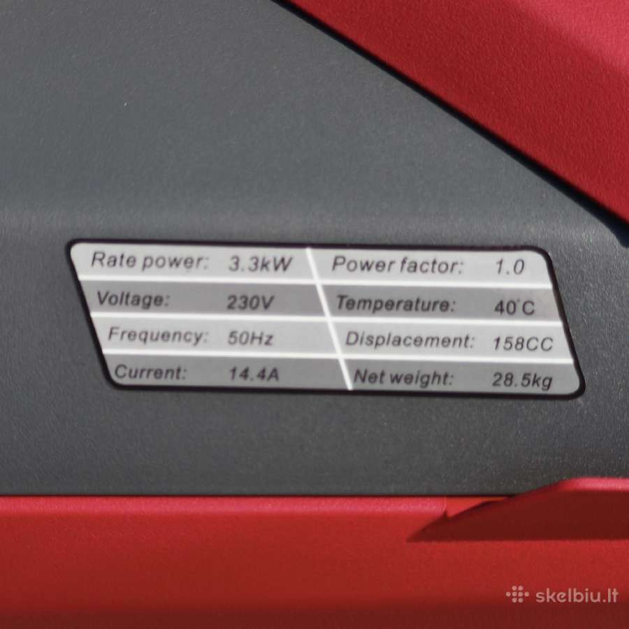 Inverterinis generatorius Weima Wm3800is 550eur! - nuotraukos Nr. 9