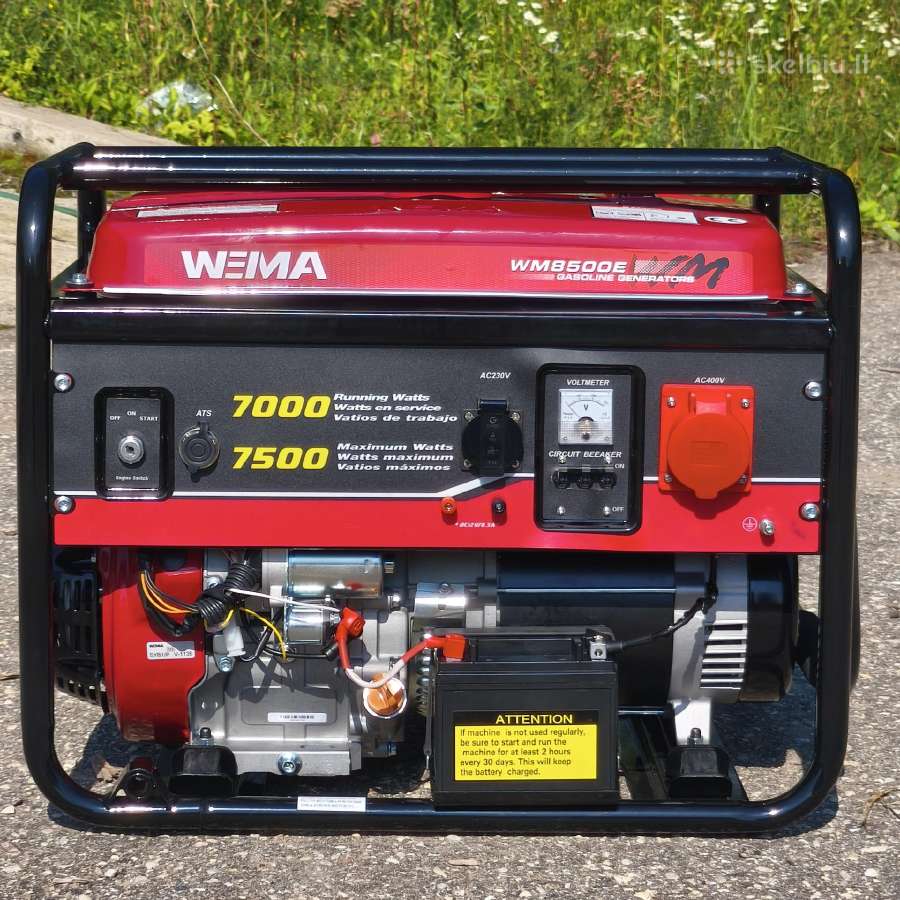 Trifazis generatorius su Ats. Weima Wm8500e 999eur - nuotraukos Nr. 8