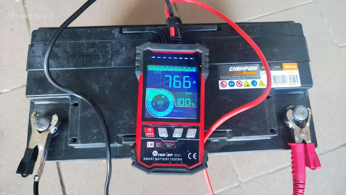 Akumuliatorius Championpower 12v 100ah 750a. - nuotraukos Nr. 2