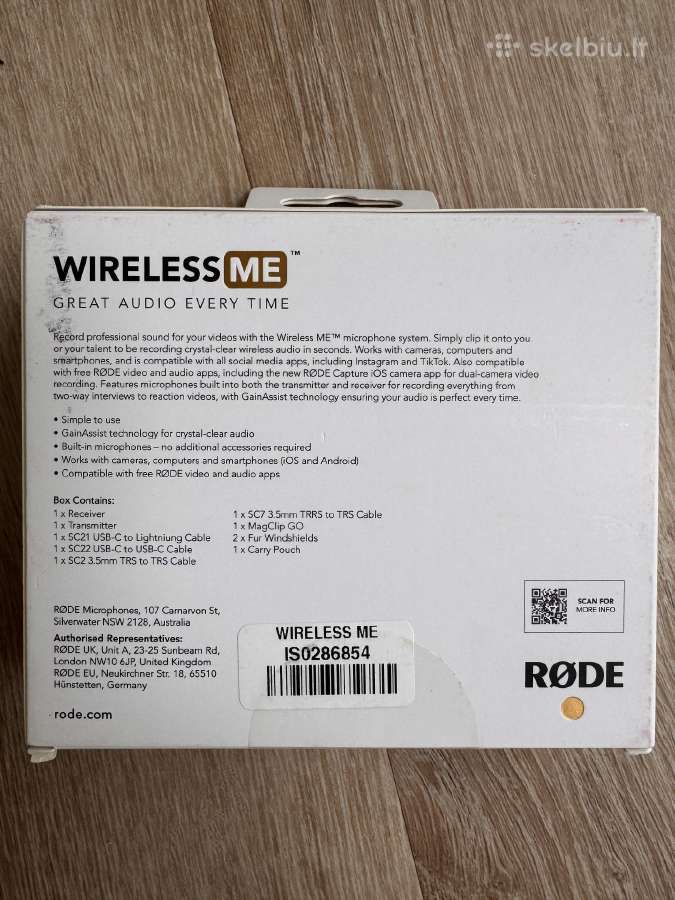 Naujas mikrofonas Rode Wireless me - nuotraukos Nr. 2