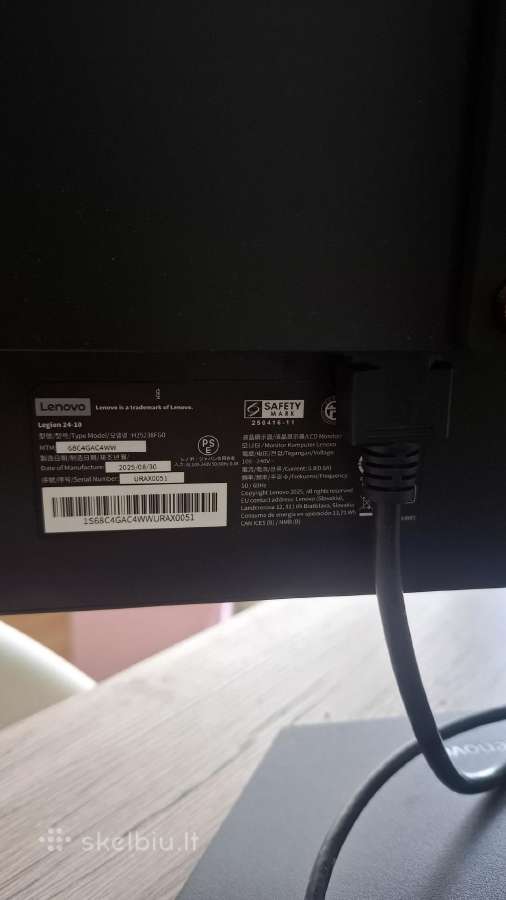 Lenovo Legion 24-10 monitorius - nuotraukos Nr. 5