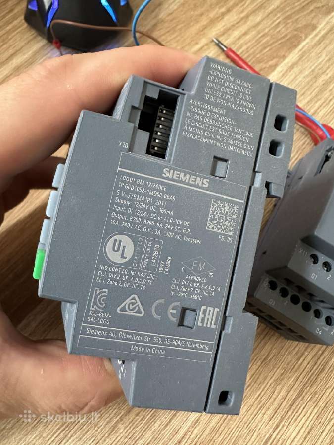 Siemens Logo Plc, Sick optinis jutiklis, Finder - nuotraukos Nr. 5