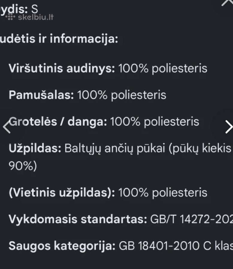 Pūkine,šilta striuke s - nuotraukos Nr. 3