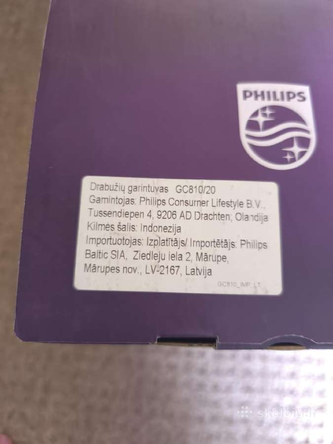 Phillips drabužių garintuvas !visiškai naujas! - nuotraukos Nr. 2