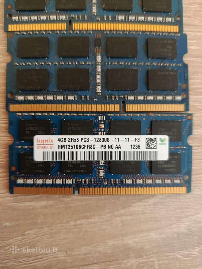 Ddr3 Nešiojamųjų kompiuterių RAM lazdos/sticks. - nuotraukos Nr. 2