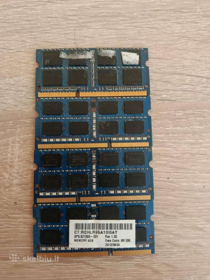 Ddr3 Nešiojamųjų kompiuterių RAM lazdos/sticks. - nuotraukos Nr. 3