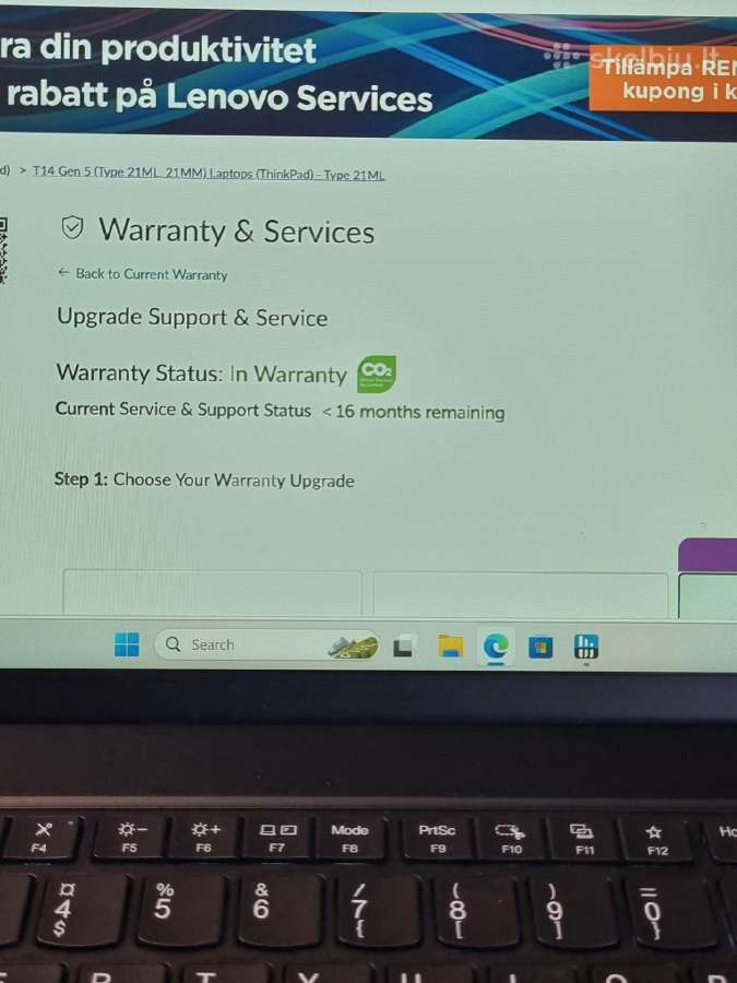 Lenovo Thinkpad T14 Gen5 Ultra7 - nuotraukos Nr. 10