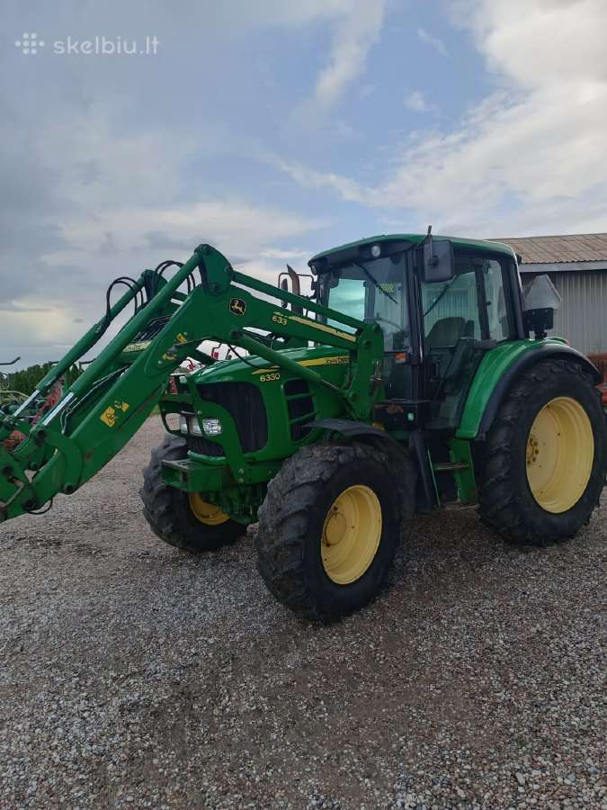 Traktorius john deere 6330 su krautuvu - nuotraukos Nr. 2