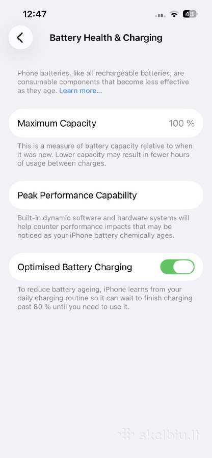 iPhone 13 Pro su nauja baterija iš Apple - nuotraukos Nr. 4