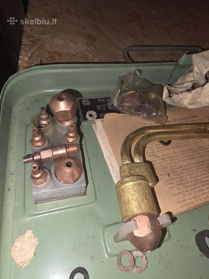 Dujinio suvirinimo degiklis Gs-2 su antgaliais - nuotraukos Nr. 7