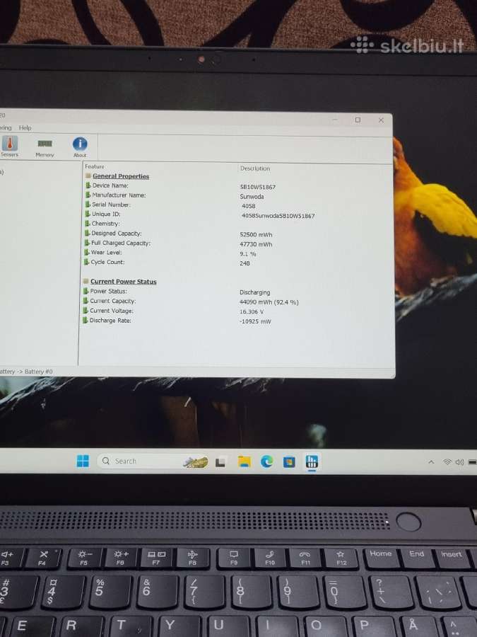 Lenovo Thinkpad T14 gen 4 - nuotraukos Nr. 11