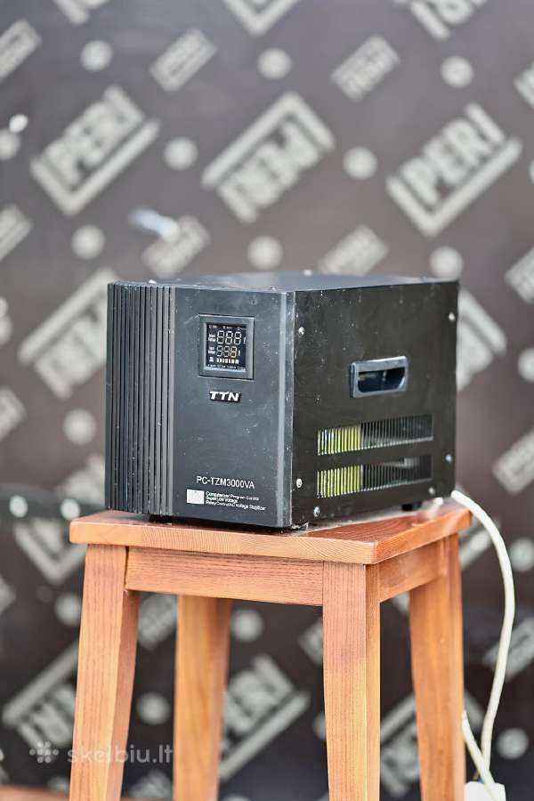 Ttn Pc-tzm3000va įtampos stabilizatorius 3000 Va - nuotraukos Nr. 2