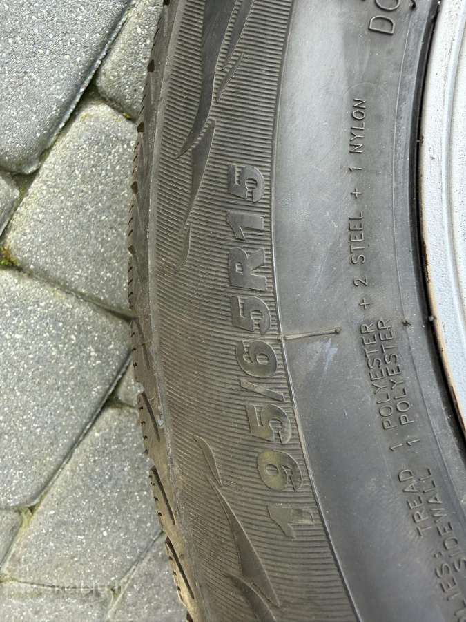 5x114 R15 Honda ratlankiai su naujomis žieminėmis - nuotraukos Nr. 6