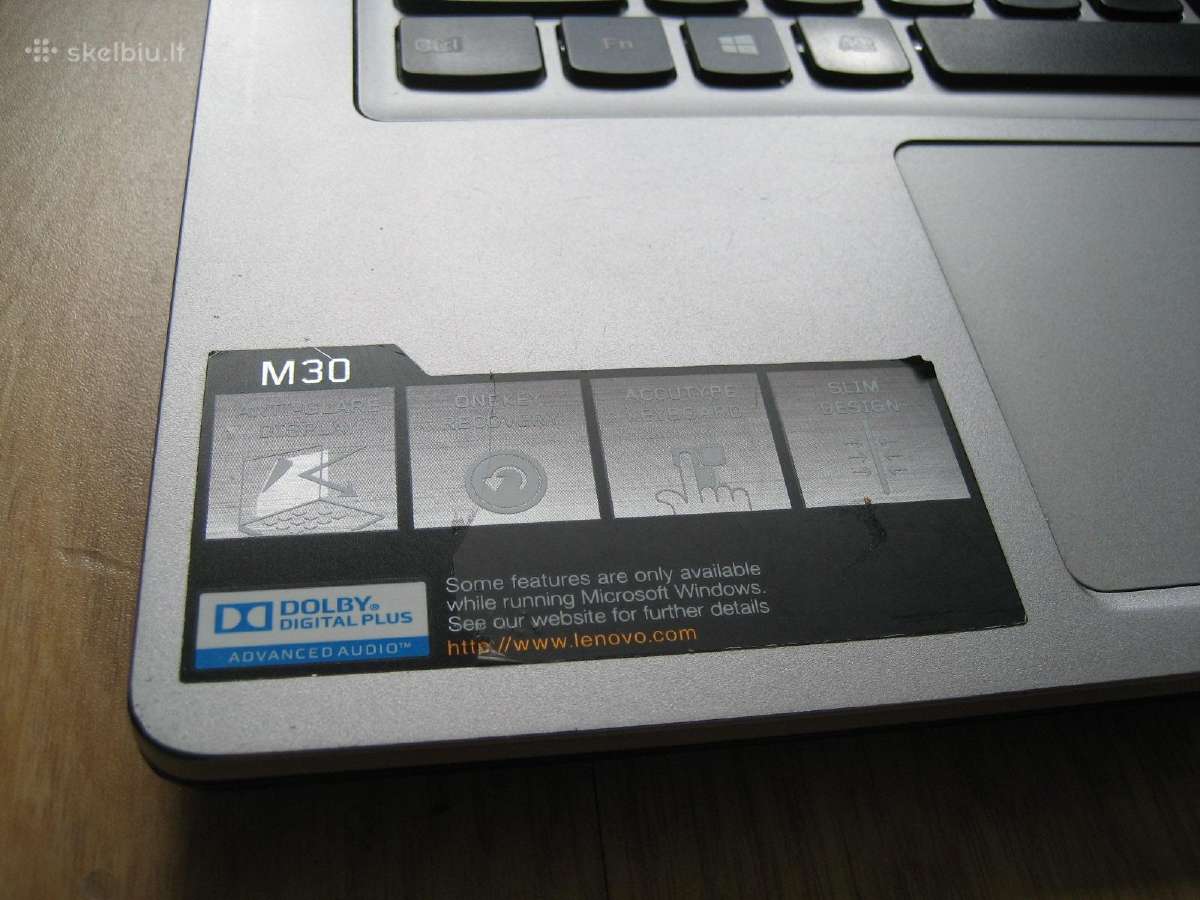 13.3 Lenovo M30-70 su i5/ 128gb/ 8gb/ 2 val. - nuotraukos Nr. 4