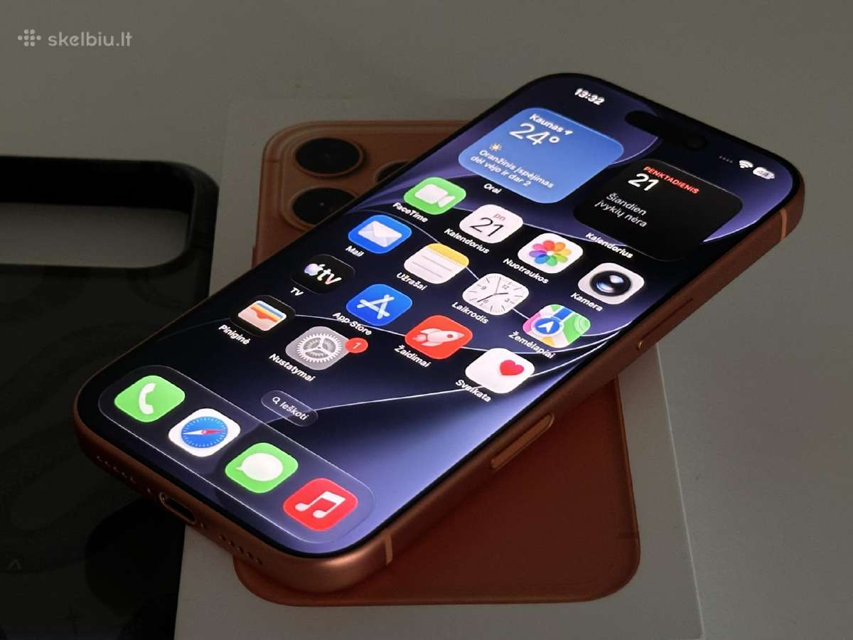 Parduodu iPhone 17 Pro Cosmic Orange 256gb - nuotraukos Nr. 2