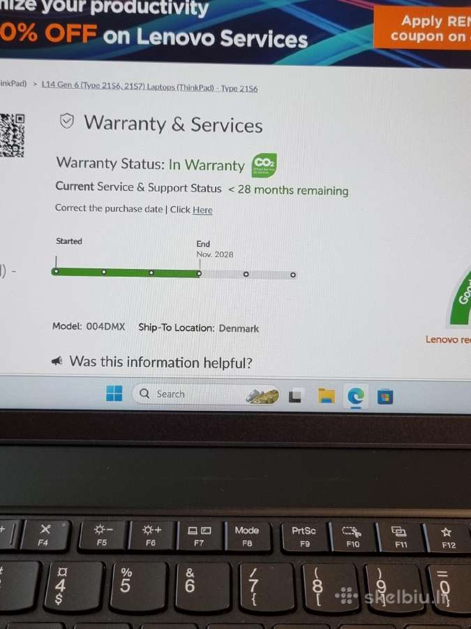 Lenovo Thinkpad L14 Gen 6 - nuotraukos Nr. 8