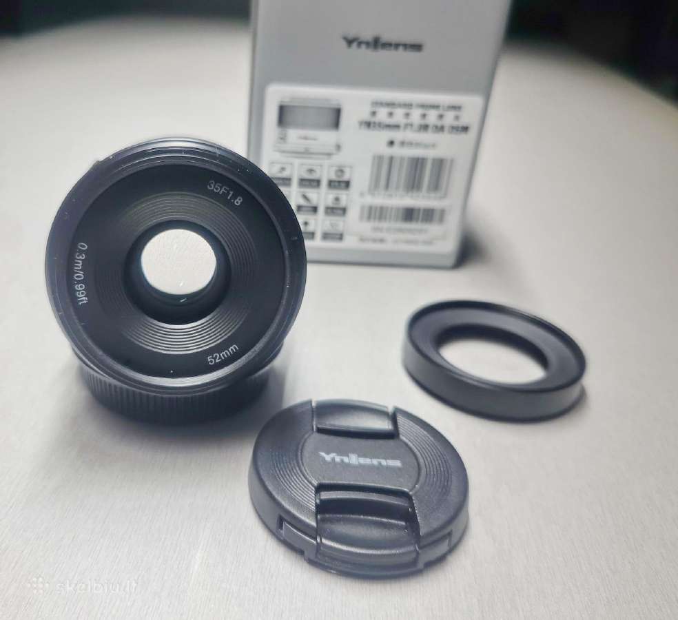 Yongnuo 35mm F1.8 Auto Focus objektyvas (Canon R) - nuotraukos Nr. 2