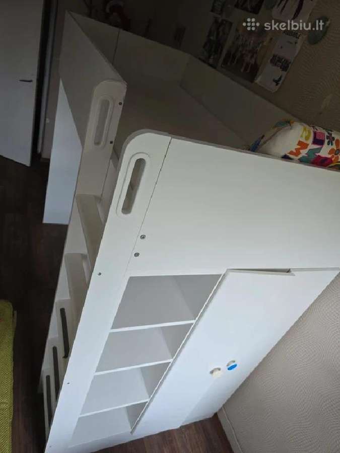 Ikea Smastad aukšta lova su rašomuoju stalu - nuotraukos Nr. 2