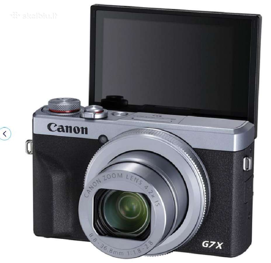 Canon Powershot G7 X Mark III Silver - nuotraukos Nr. 2