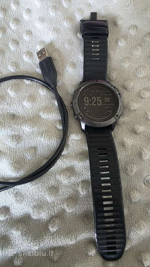Parduodamas Garmin Fenix 6x Sapphire - nuotraukos Nr. 5