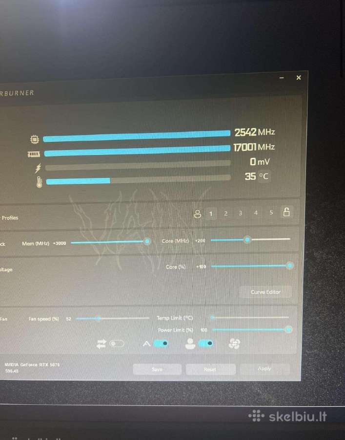 Msi Rtx 5070 vaizdo plokste 12gb - nuotraukos Nr. 2