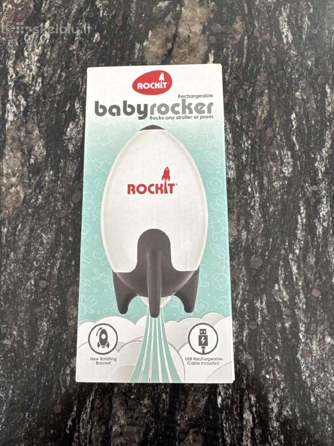 Rockit vėžimelėlio sūpuoklis, įkraunamas - nuotraukos Nr. 6