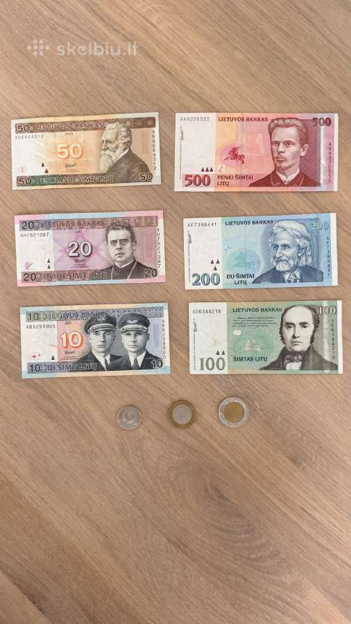 Numizmatika , monetos, moneta , rublis, litai - nuotraukos Nr. 24