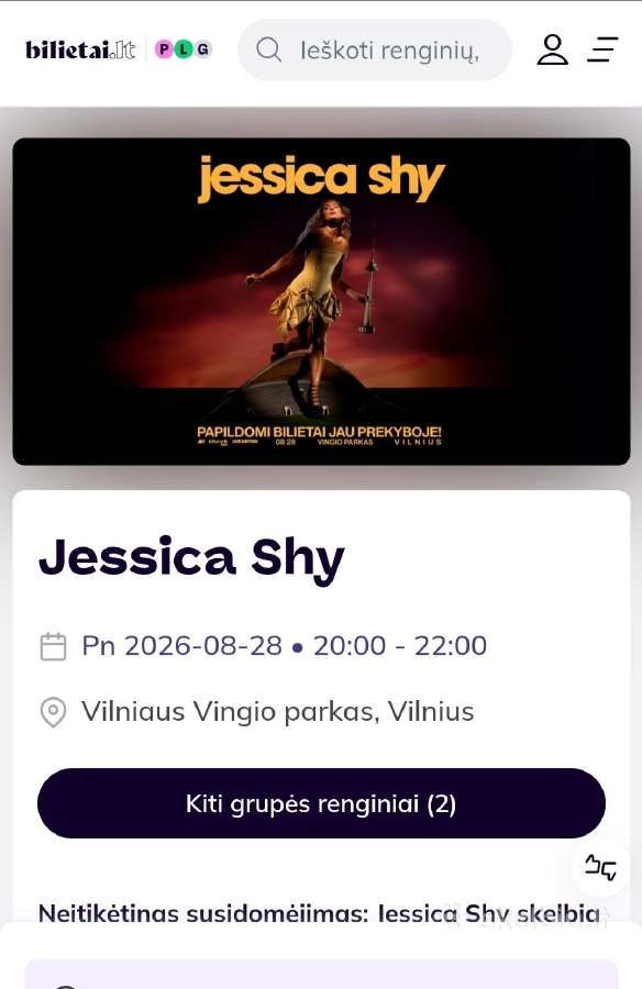 Jessica Shy bilietai - nuotraukos Nr. 2