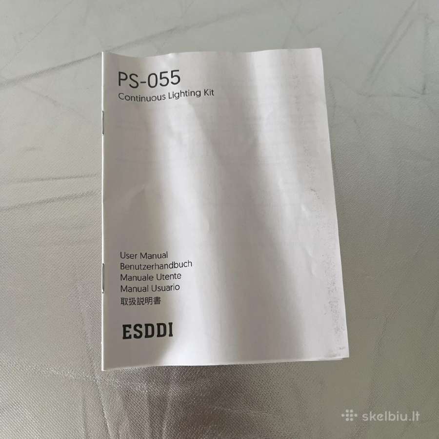 Softbox apšvietimo komplektas ir fono laikymo sist - nuotraukos Nr. 10