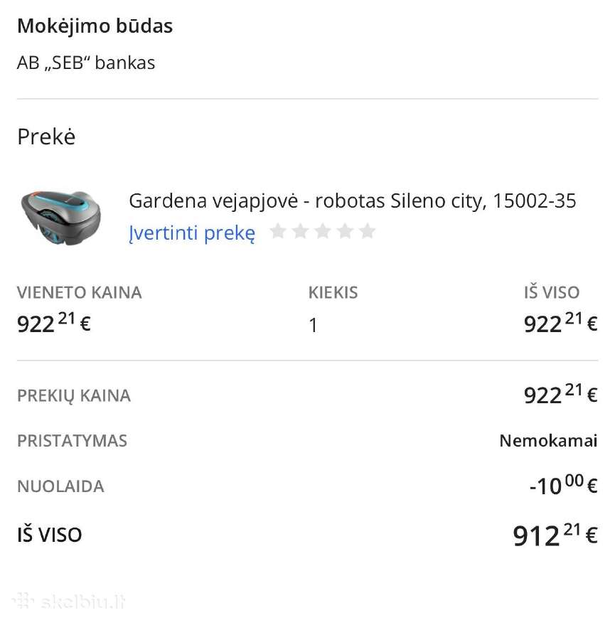 Vejos robotas Gardena Sileno City - nuotraukos Nr. 7