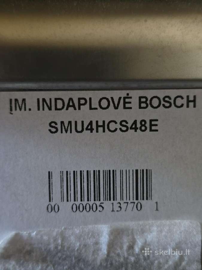 Bosch indaplovė integruojama - nuotraukos Nr. 3