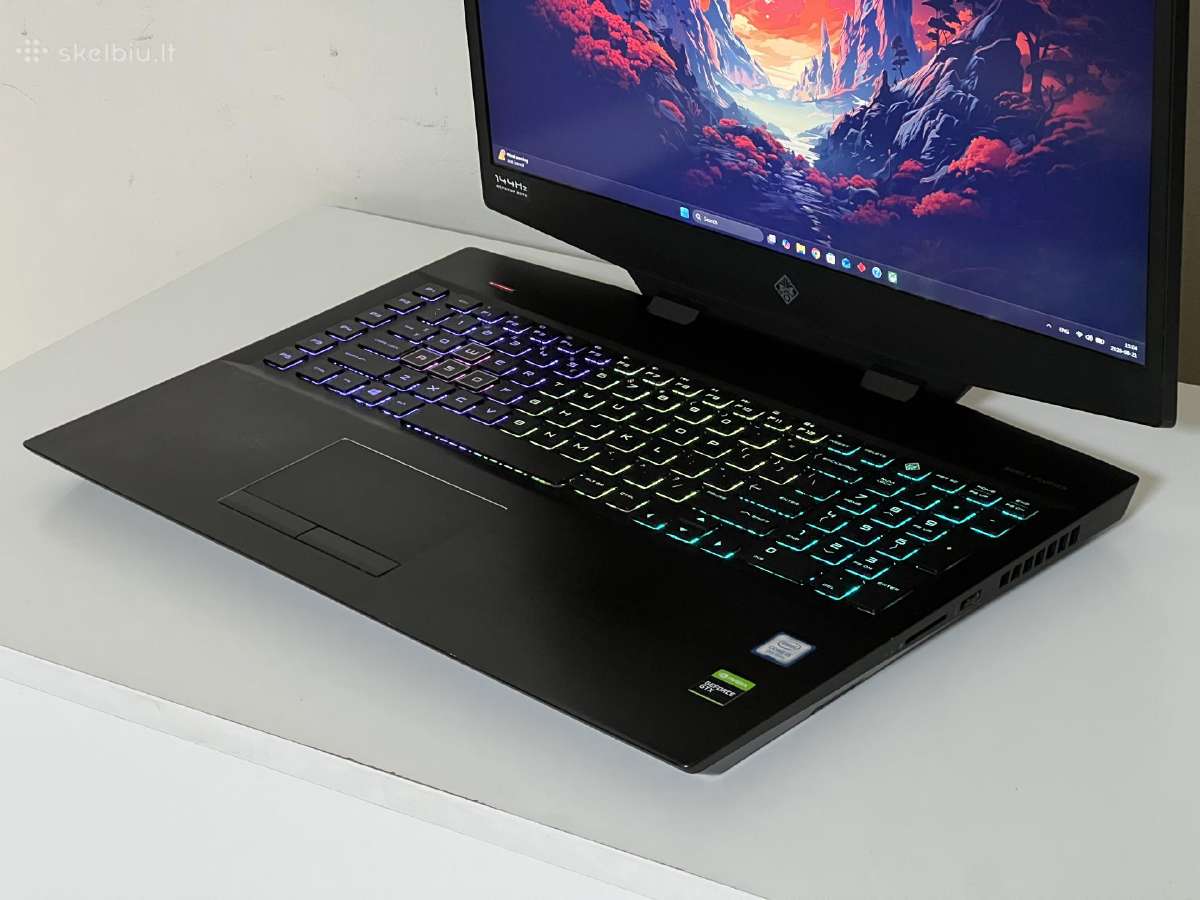 Parduodamas Hp Omen 17 su Gtx 1660ti, I5-9k, 144hz - nuotraukos Nr. 4