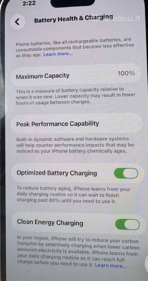 iPhone 14 pro 256 GB Auksinis Nauja baterija - nuotraukos Nr. 2