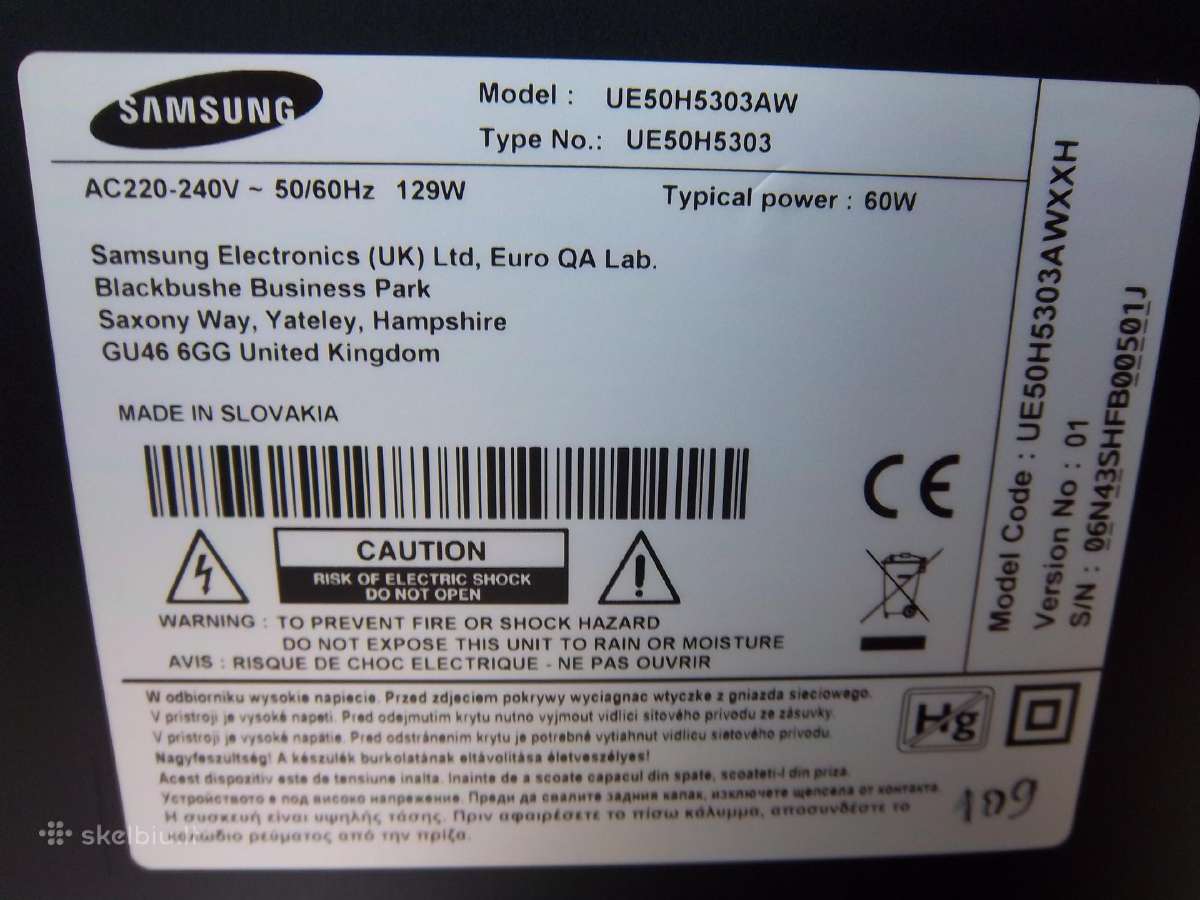 Samsung televizorius - nuotraukos Nr. 2