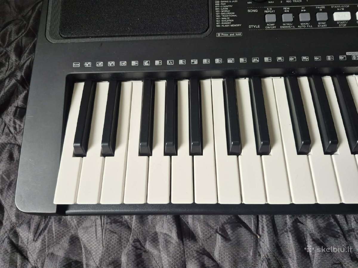 Yamaha Psr-e363 sintezatorius - nuotraukos Nr. 4