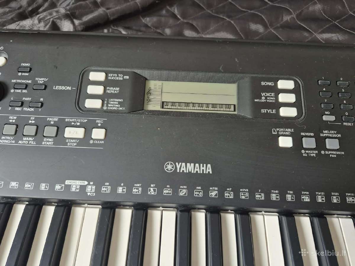 Yamaha Psr-e363 sintezatorius - nuotraukos Nr. 5