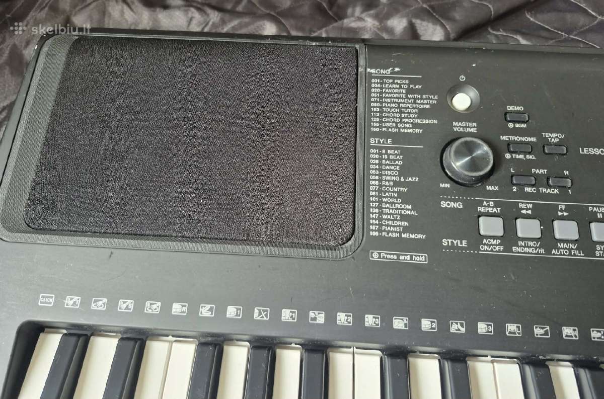 Yamaha Psr-e363 sintezatorius - nuotraukos Nr. 7