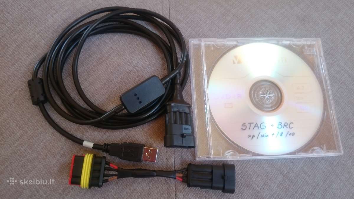 Stag Brc Lpgdujų diagnostinis kabelis su programom - nuotraukos Nr. 18