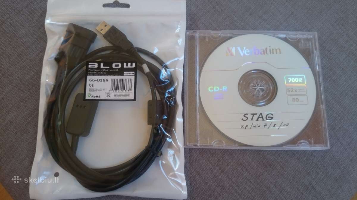 Stag Brc Lpgdujų diagnostinis kabelis su programom - nuotraukos Nr. 21