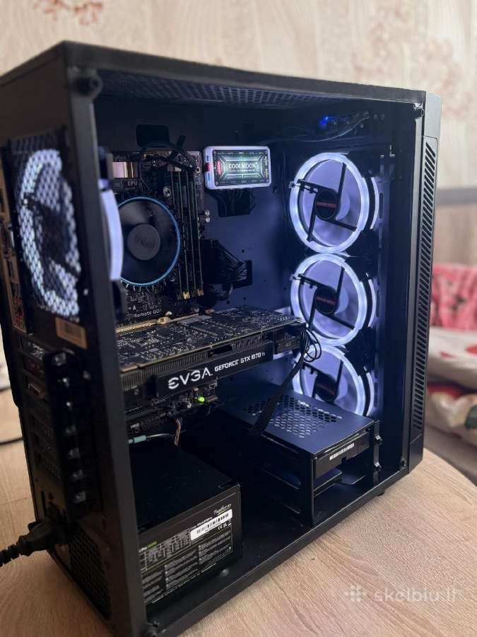 Biudžetinis žaidimų Pc 1070ti/32gb RAM/878gb - nuotraukos Nr. 2