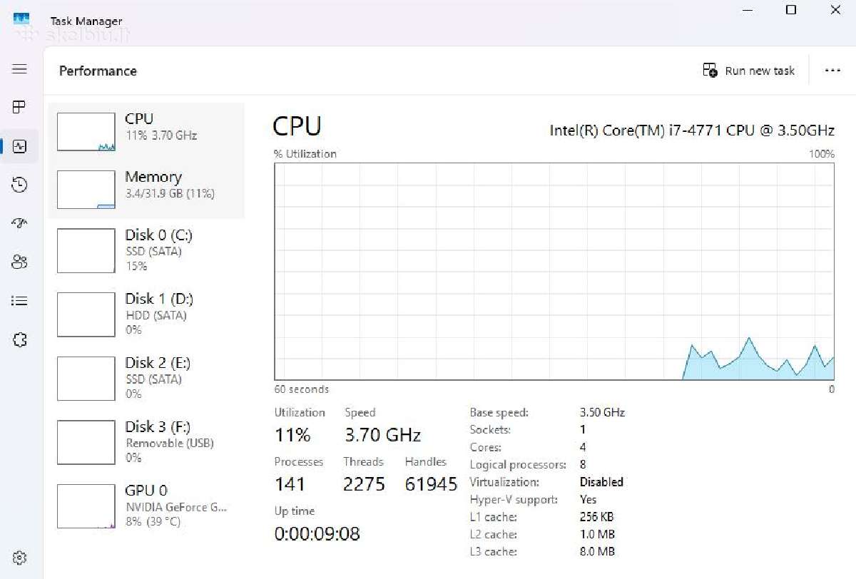 Biudžetinis žaidimų Pc 1070ti/32gb RAM/878gb - nuotraukos Nr. 8