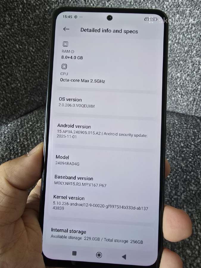 Xiaomi redmi note 14 5G 256gb - nuotraukos Nr. 7