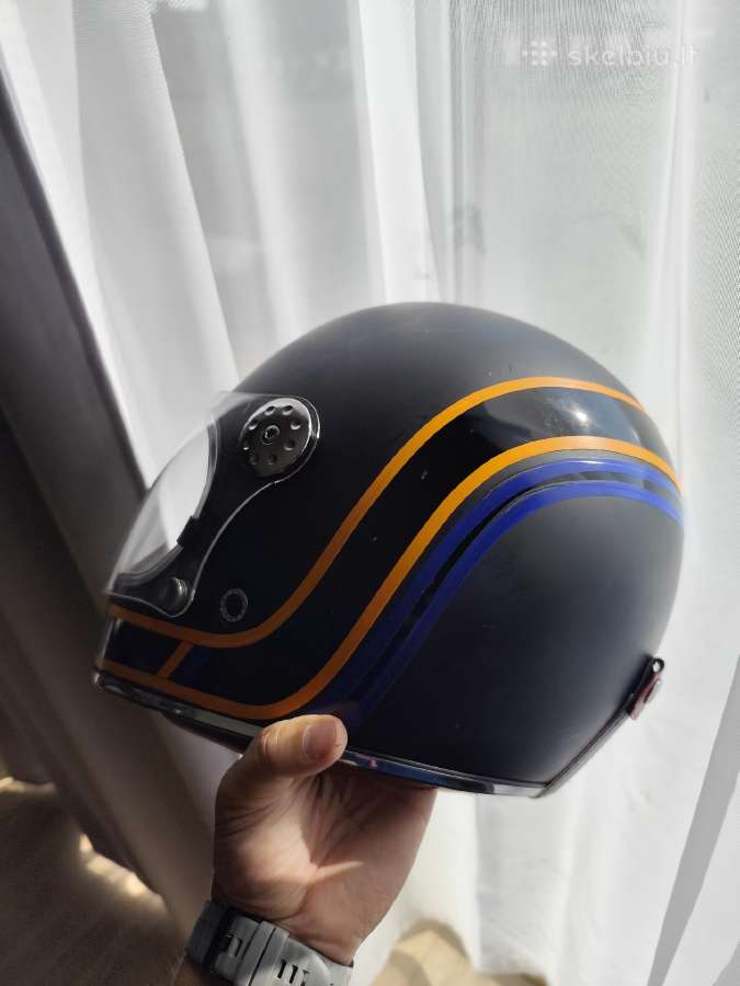 Viper f656 retro stiliaus šalmas - nuotraukos Nr. 3