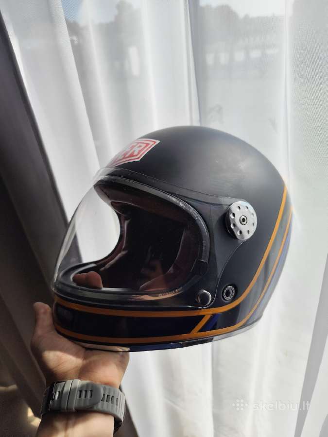 Viper f656 retro stiliaus šalmas - nuotraukos Nr. 4